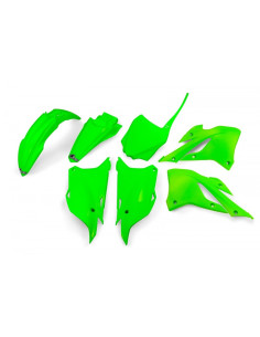 Kit plastiques UFO - vert fluo Kawasaki KX85