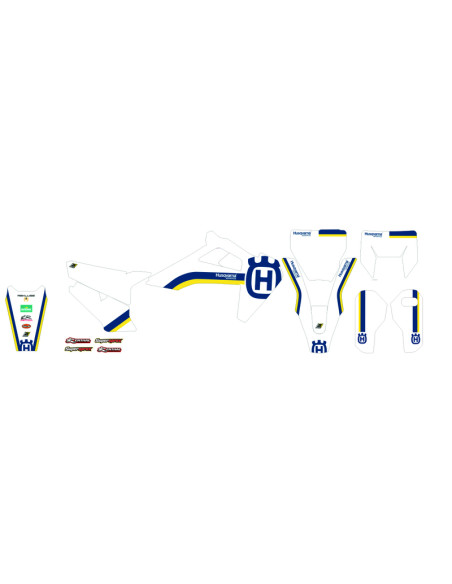 Kit déco BLACKBIRD Retro - Husqvarna FC/TC/TE/FE