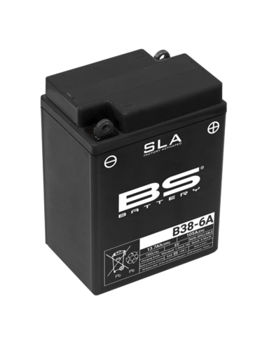 Batterie BS BATTERY SLA sans entretien activé usine - B38-6A