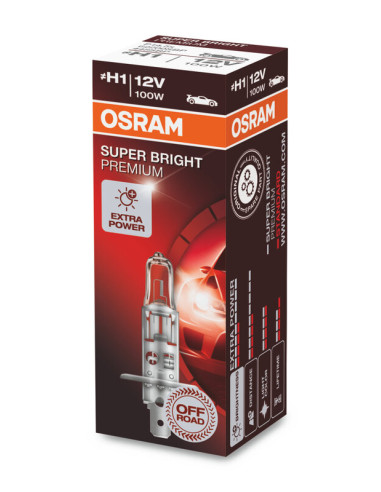 Ampoule OSRAM Super Bright H1 12V/55W - X1