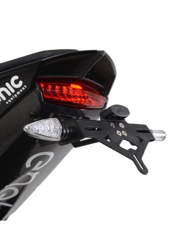 Support de plaque R&G RACING noir - Energica EGO/ EGO+/ EGO+RS