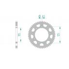 Kit chaine DID  ACIER GILERA 50 RCR 2003 à 2005