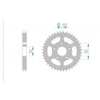 Kit chaine DID  ACIER HARLEY DAVIDSON 1200 SPORTSTER 4 SPEED 1986 à 1990