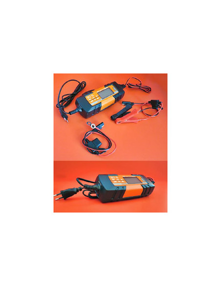 SCZ15 Chargeur de batterie 6/12V, 1A à 4.5 Ah avec Ecran LCD.