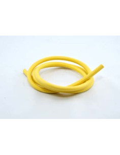 1 Mètre de cable d'Allumage en Silicone 7mm Jaune.