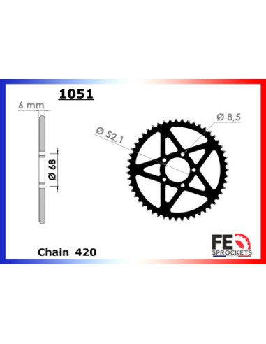 COURONNE ACIER SUR-RON ELECTRIQUE 58 420