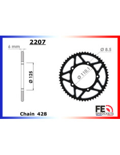 C/ALU SHERCO 50 SM /ENDURO '2021 58 428