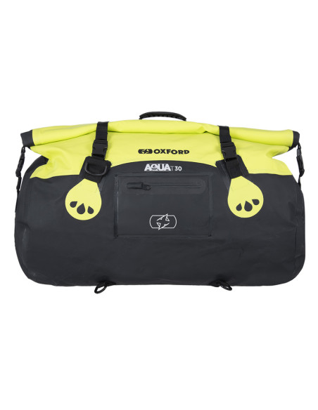 Sacoche OXFORD Aqua T-30 Roll Bag noir/jaune fluo 30L