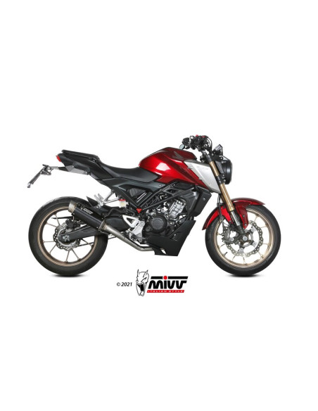 Ligne complète MIVV GP PRO - Honda CB125R Ligne complète MIVV GP PRO - Honda CB125R