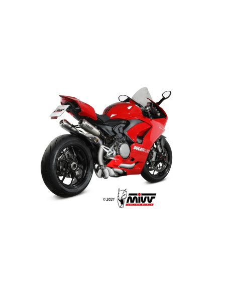Ligne complète MIVV X-M1 titane/inox - Ducati Panigale V2 Ligne complète MIVV X-M1 titane/inox - Ducati Panigale V2
