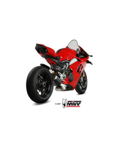 Ligne complète MIVV MK3 Evo titane/carbone - Ducati Panigale V4