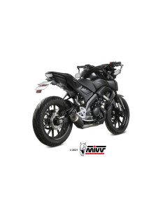 Ligne complète MIVV GP Pro acier inoxydable noir - Yamaha MT 125 2