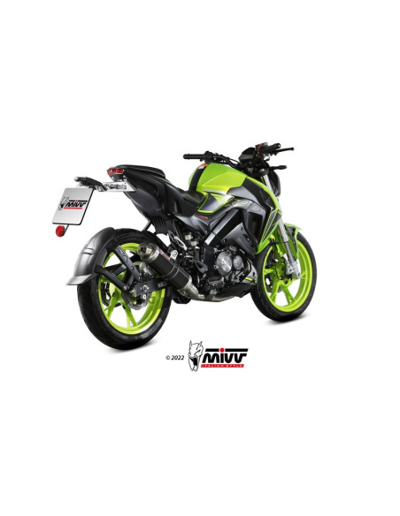 Ligne complète MIVV GP inox noir - Keeway RKF 125 Ligne complète MIVV GP inox noir - Keeway RKF 125