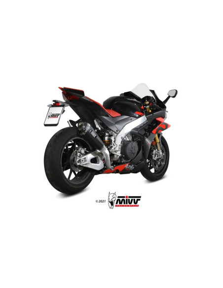 Silencieux MIVV Delta Race carbone - Aprilia RSV4 Silencieux MIVV Delta Race carbone - Aprilia RSV4