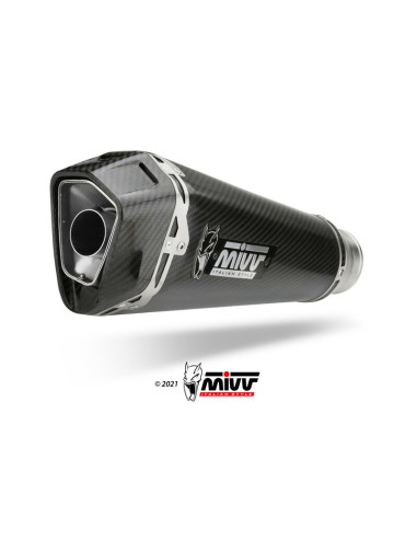 Silencieux MIVV Delta Race carbone - Aprilia RSV4 Silencieux MIVV Delta Race carbone - Aprilia RSV4