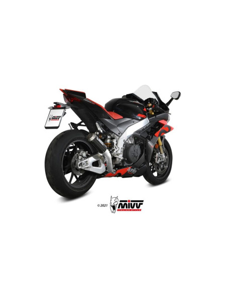 Silencieux MIVV MK3 carbone - Aprilia RSV4 Silencieux MIVV MK3 carbone - Aprilia RSV4