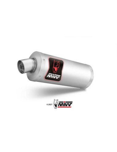 Silencieux MIVV Dakar Slip-On acier inoxydable - Yamaha Ténéré 700 19-22