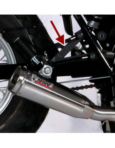 Support MIVV pour le silencieux Ghibli - Suzuki Van Van 200