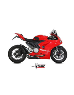Silencieux MIVV Delta Race Slip-On acier inoxydable noir - Ducati Panigale V2