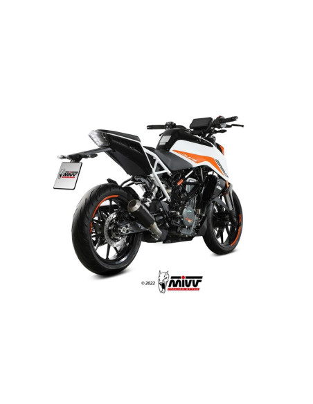 Silencieux MIVV MK3 Slip-On acier inoxydable noir - KTM 125 / 390 Duke Silencieux MIVV MK3 Slip-On acier inoxydable noir - KTM 125 / 390 Duke