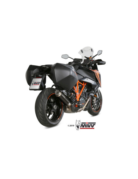 Silencieux MIVV Dakar Slip-On acier inoxydable noir - KTM 1290 Superduke GT Silencieux MIVV Dakar Slip-On acier inoxydable noir - KTM 1290 Superduke GT
