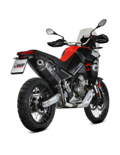 Silencieux MIVV Speed Edge Slip-On acier inoxydable noir - Aprilia Tuareg 660 2