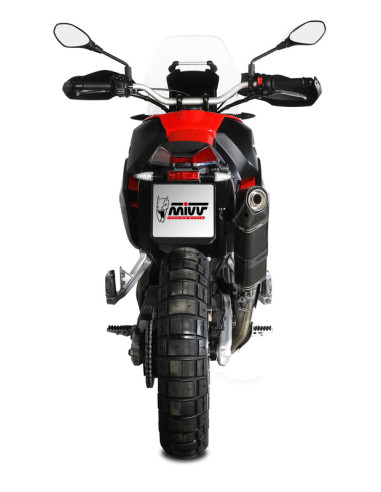 Silencieux MIVV Speed Edge Slip-On acier inoxydable noir - Aprilia Tuareg 660 Silencieux MIVV Speed Edge Slip-On acier inoxydable noir - Aprilia Tuareg 660