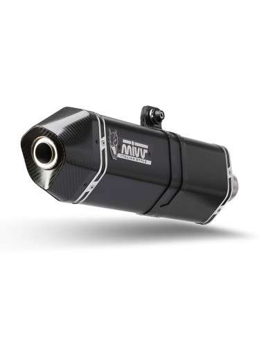 Silencieux MIVV Speed Edge Slip-On acier inoxydable noir - Aprilia Tuareg 660 Silencieux MIVV Speed Edge Slip-On acier inoxydable noir - Aprilia Tuareg 660