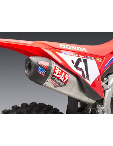 Silencieux YOSHIMURA RS-12 Signature Series inox/carbone - Honda CRF250R/RX