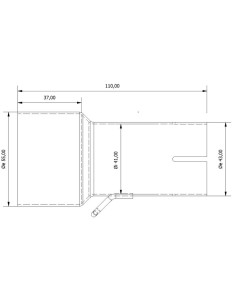 Tube de raccordement MIVV 55  41 mm 2