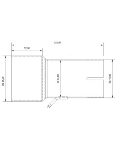 Tube de raccordement MIVV 55  44 mm 2