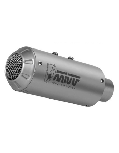 Silencieux MIVV universel MK3 acier inoxydable - Côté droit Silencieux MIVV universel MK3 acier inoxydable - Côté droit