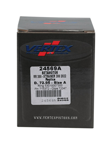 Piston coulé VERTEX Replica - 24569A