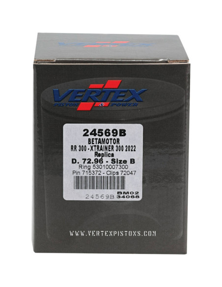 Piston coulé VERTEX Replica - 24569B