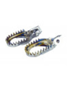 Reposes-pieds SCAR titane anti-boue 2