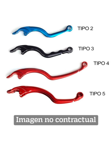 Lever type 3 for master cylinder. BLUE color. (MLE3BL)