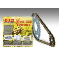 Kit chaine DID  ACIER HONDA CR 250 R   N,P 1992 à 1993    2