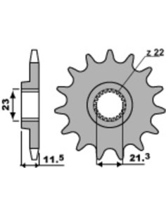 Pignon PBR acier standard 2051 - 520