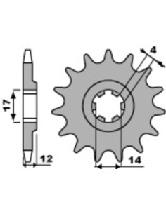 Pignon PBR acier standard 2223 - 428 2