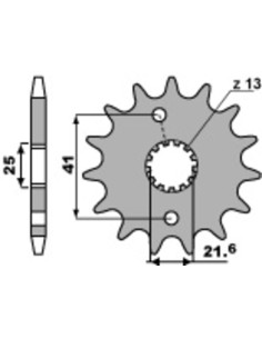 Pignon PBR acier standard 438 - 520 2