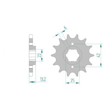 Kit chaine DID  ACIER HONDA CB 450 S   G,H,J PC17 1986 à 1988