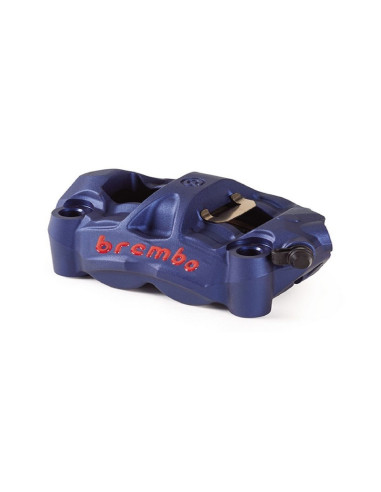 Étrier de frein avant droit BREMBO UPGRADE M50 ø34mm - bleu logo rouge