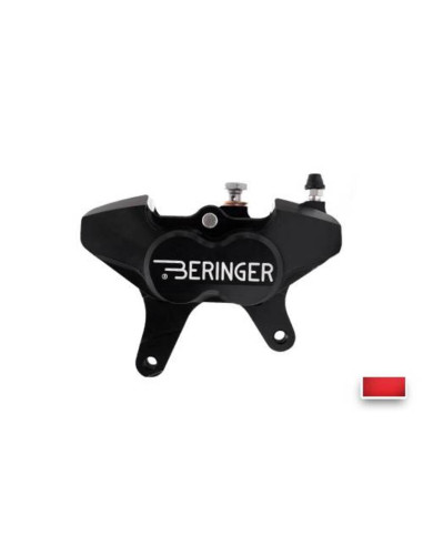 Étrier de frein droite axial BERINGER 4 pistons - rouge