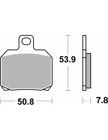 Plaquettes de frein BREMBO métal fritté - 07BB20SP