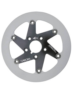 Disque de frein BERINGER Aeronal inox flottant noir - S20RGBI