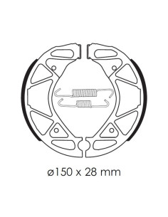 Mâchoires de frein TECNIUM Scooter organique - BA209