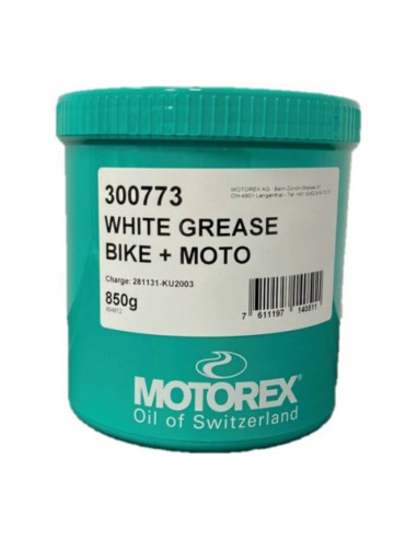 Graisse blanche au lithium MOTOREX White Grease - 850g