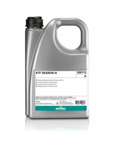 Huile de boîte de vitesse MOTOREX ATF Dexron III 100 Gear Oil - 4L x4