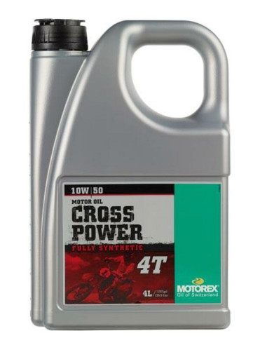 Huile moteur MOTOREX Cross Power 4T - 10W50 4L x4