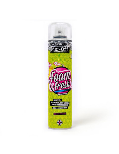 Mousse nettoyante MUC-OFF Helmet Foam Fresh - spray 400ml X12